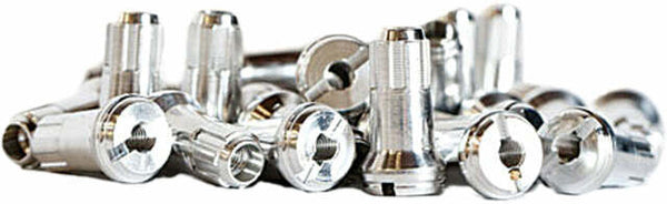 BULLDOG FRONT SPOKE NIPPLES SILVER 98-641