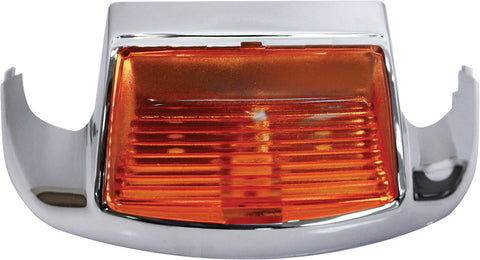 HARDDRIVE FRONT FENDER TIP LIGHT AMBER LENS 161106