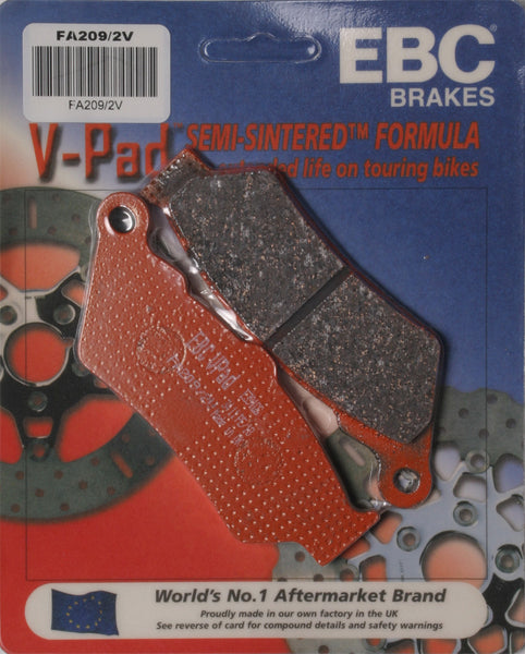 EBC BRAKE PADS V-SERIES FA209/2V