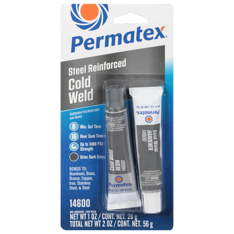 PERMATEX COLD WELD BONDING COMPOUND 1OZ 2/PK 14600