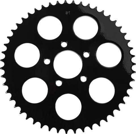 HARDDRIVE GLOSS BLACK REAR SPROCKET 51T BIG TWIN 00-13 201644