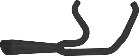 TBR COMP S 2IN1 EXHAUST TOURING BLACK 005-4950199-B