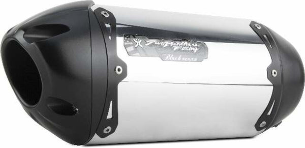 TBR S1R SLIP-ON ALUMINUM/BLACK 005-1920406-S1B