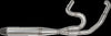 SAWICKI 2IN1 M8 FLT MID LENGTH PIPE BRUSHED SS 930-01274