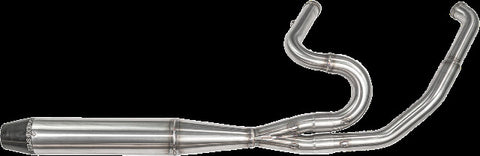 SAWICKI 2IN1 TWIN CAM FLT MID LENGTH PIPE BRUSHED SS 930-01272