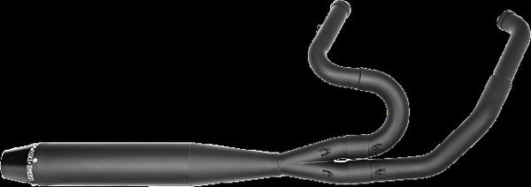 SAWICKI 2IN1 TWIN CAM FLT MID LENGTH PIPE BLACK 930-01273