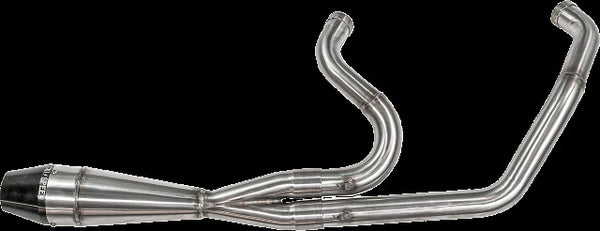 SAWICKI 2IN1 M8 SOFTAIL SHORTY BRUSHED SS BLACK CAP 930-01270
