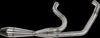 SAWICKI 2IN1 M8 SOFTAIL SHORTY BRUSHED SS BLACK CAP 930-01270