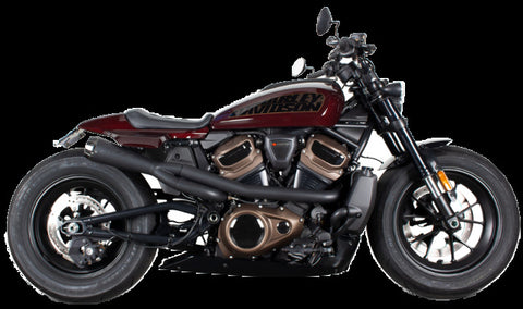 TBR COMP S 2IN1 EXH SPORTSTER S BLACK W/CF END CAP 005-5410199-B