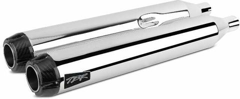 TBR COMP S SLIP-ON TOURING TC CHROME W/CF END CAP 005-3870499D