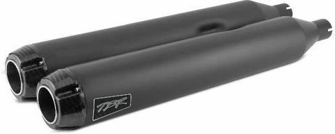 TBR COMP S SLIP-ON TOURING TC BLACK W/CF END CAP 005-3870499D-B