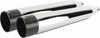 TBR COMP S SLIP-ON TOURING TC CHROME W/BLK ALUMINUM END CAP 005-4380499D