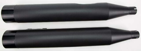 TBR COMP S SLIP-ON TOURING TC BLACK W/BLACK ALUMINUM END CAP 005-4380499D-B