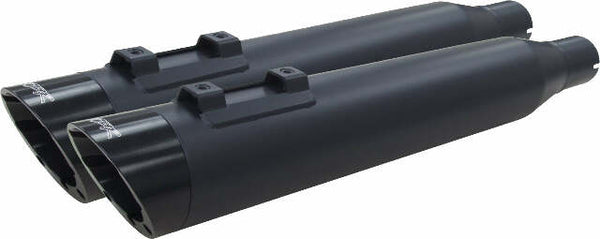 TBR COMP S SLIP-ON TOURING TC BLACK W/BLACK SLASH END CAP 005-4380499D-BS