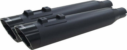 TBR COMP S SLIP-ON TOURING TC BLACK W/BLACK SLASH END CAP 005-4380499D-BS