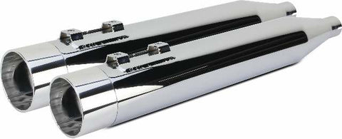 TBR COMP S SLIP-ON TOURING TC CHROME W/POL END CAP 005-4380499D-P