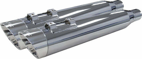 TBR COMP S SLIP-ON TOURING TC CHROME W/POL SLASH END CAP 005-4380499D-PS