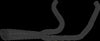 TBR COMP S 2IN1 EXHAUST TOURING BLACK 005-4950199-B