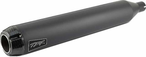 TBR COMP S 2IN1 EXHAUST TOURING M8 BLACK W/CF END CAP 005-4680199-B