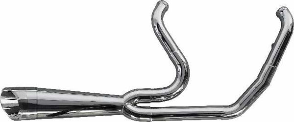 TBR COMP S 2IN1 EXHAUST SOFTAIL M8 POLISHED W/TURNOUT 005-5120199-PSG