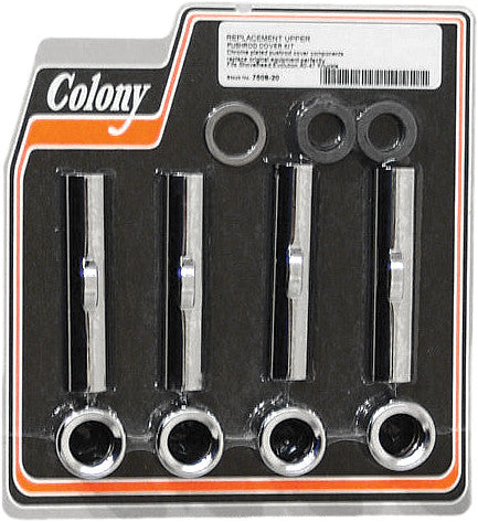 COLONY MACHINE UPPER PUSHROD COVER KIT OUTER EVO SHOV/40-47 KNUCK 7508-20