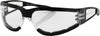 BOBSTER SHIELD II SUNGLASSES BLACK W/CLEAR LENS ESH203