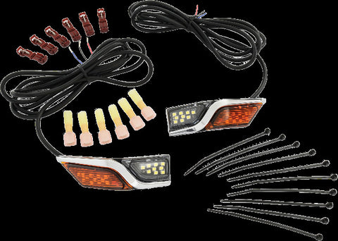 SHOW CHROME ACCESSORIES GT TOUR COWL LIGHT HON 52-938