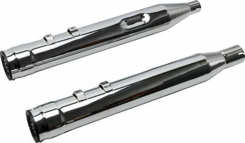 FIREBRAND GRAND PRIX MUFFLERS CHROME TOURING `95-16 10-1007