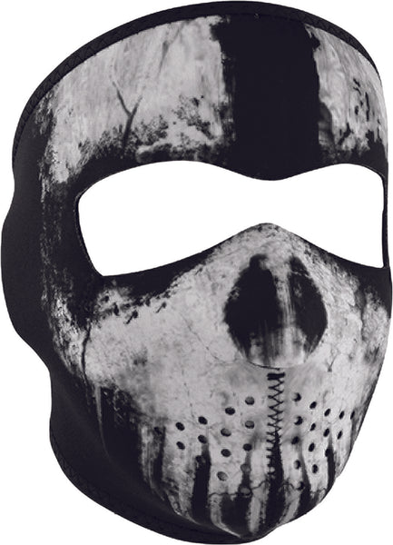 ZAN NEOPRENE FULL MASK SKULL GHOST WNFM409