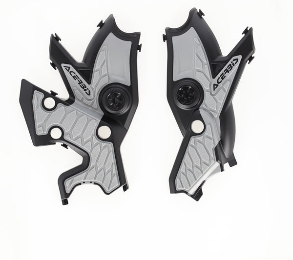 ACERBIS X-GRIP FRAME GUARD BLACK/SILVER YAM 2911461001