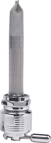 PINGEL ENT POWER-FLO PETCOCK CHROME WITH RES AMERICAN FLAG 6311-CRL