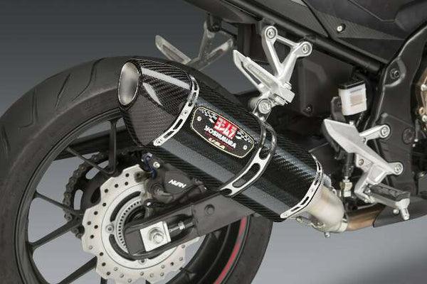 YOSHIMURA EXHAUST STREET R-77 SLIP-ON SS-CF-CF WORKS 12553B0220