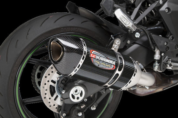 YOSHIMURA EXHAUST STREET ALPHA SLIP-ON SS/CF KAW 14161BP220