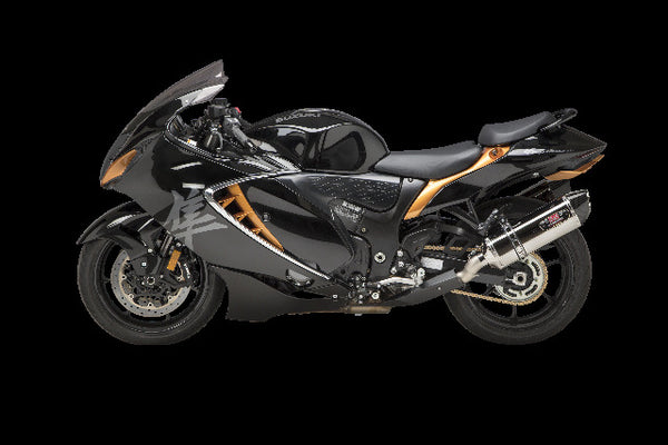 YOSHIMURA EXHAUST RACE R77 SLIP-ON SS/CF SUZ 1121120520