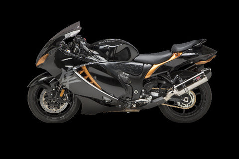 YOSHIMURA EXHAUST RACE R77 SLIP-ON SS/CF SUZ 1121120520