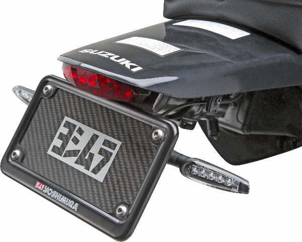 YOSHIMURA LICENSE PLATE FRAME BLACK SINGLE 070BG-LPF-K