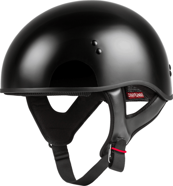 GMAX HH-45 HALF HELMET NAKED BLACK MD H145025