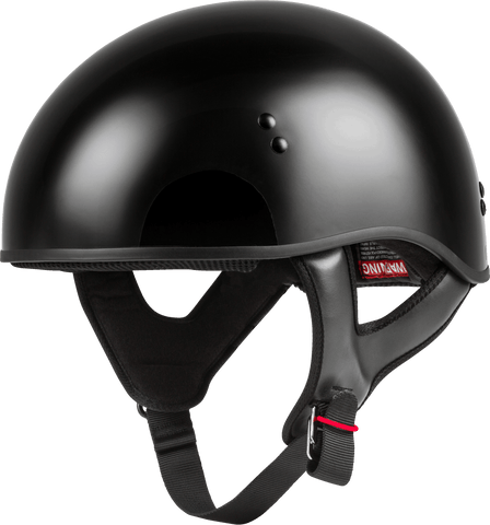 GMAX HH-45 HALF HELMET NAKED BLACK XS H145023
