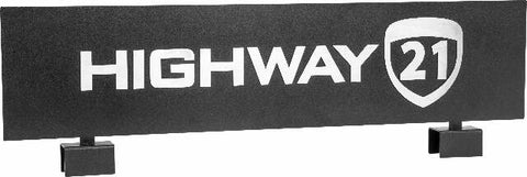 HIGHWAY 21 SLAT WALL DISPLAY SIGN HWY21 DISPLAY SIGN