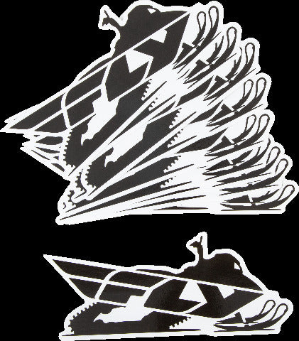FLY RACING SNOW STICKER - 10/PK 8