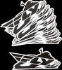 FLY RACING SNOW STICKER - 10/PK 8