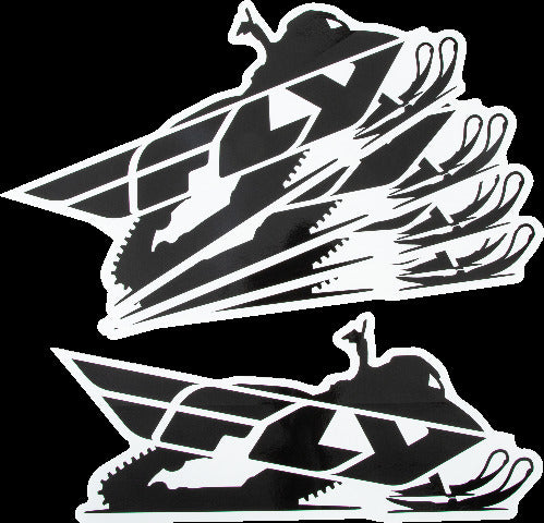 FLY RACING SNOW STICKER - 5/PK 15