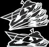 FLY RACING SNOW STICKER - 5/PK 15