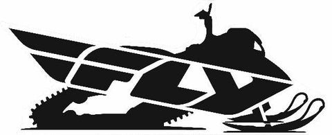 FLY RACING SNOW TRAILER STICKER 45
