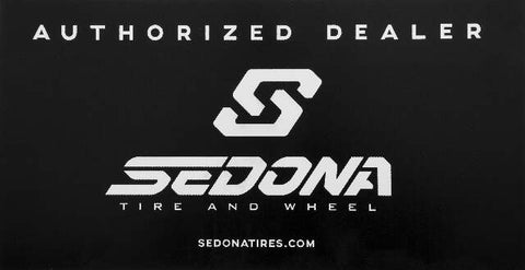 SEDONA AUTHORIZED DEALER WINDOW DECAL4.25