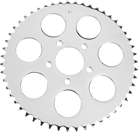 HARDDRIVE CHROME REAR SPROCKET 51T BIG TWIN 00-13 201654