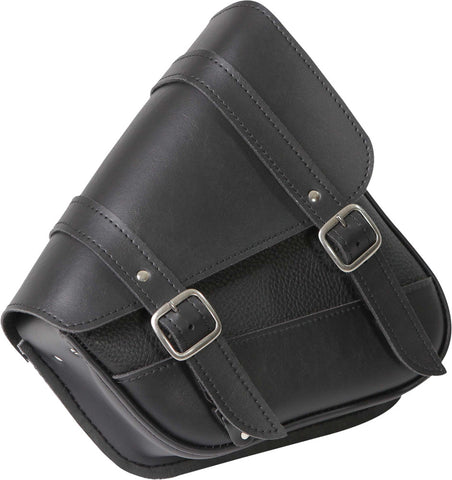WILLIE & MAX BLACK SYN LEATHER SWINGARM BAG 10.5