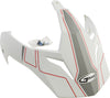 GMAX VISOR W/SCREWS EXPEDITION MATTE WHITE/RED GM-11 G011089