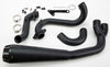 TBR 2-INTO-1 EXHAUST BLACK 005-4610199-B