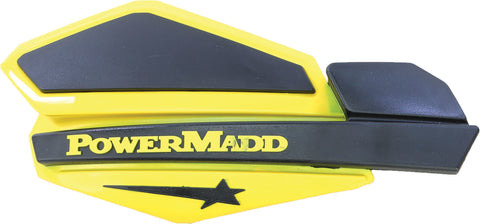 POWERMADD STAR SERIES HANDGUARDS (YELLOW/BLACK) 34206